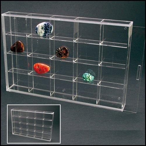 SAFE Vitrinen 5257 vetrinetta acrilico 20 scomparti 300x200mm