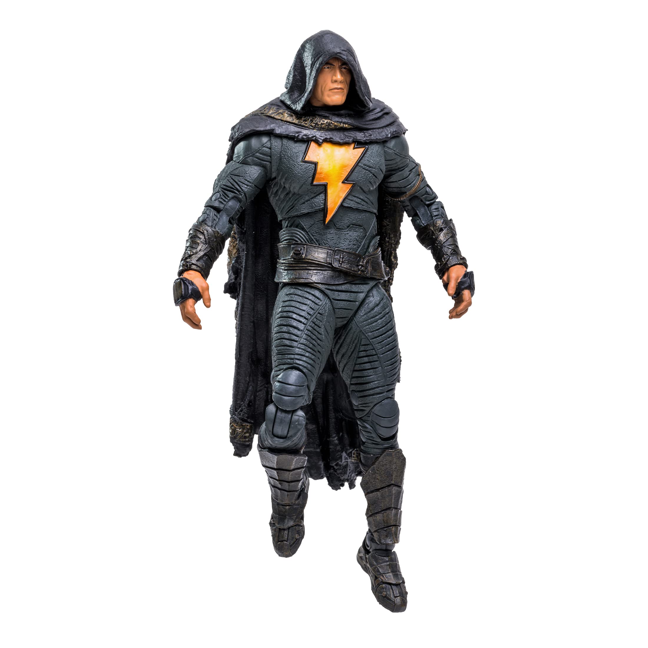 McFarlane DC Multiverse Black Adam action figure con mantello film
