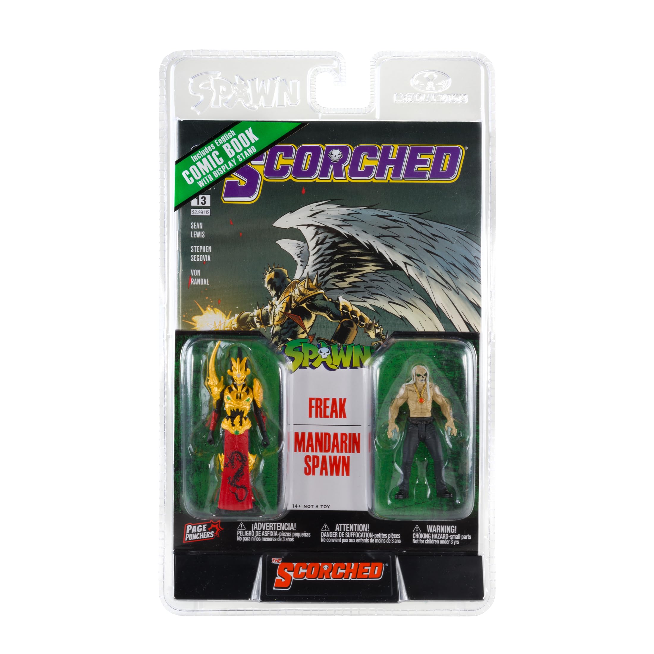 McFarlane Page Punchers Freak Mandarin Spawn action figure 7,6 cm 2-pack