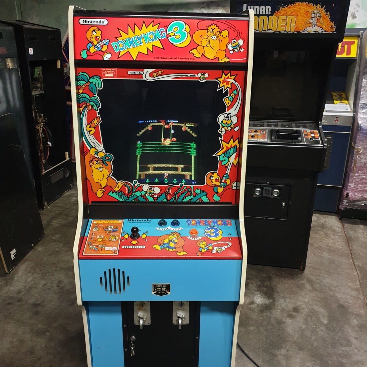 Arcade Story Leggende Arcade Donkey Kong 3 1983 cabinato Nintendo