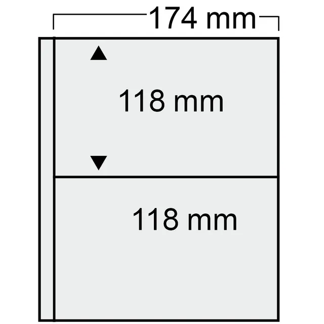 Safe 7878 Fogli Compact 10pz 174x118 mm Nero Bifacciali