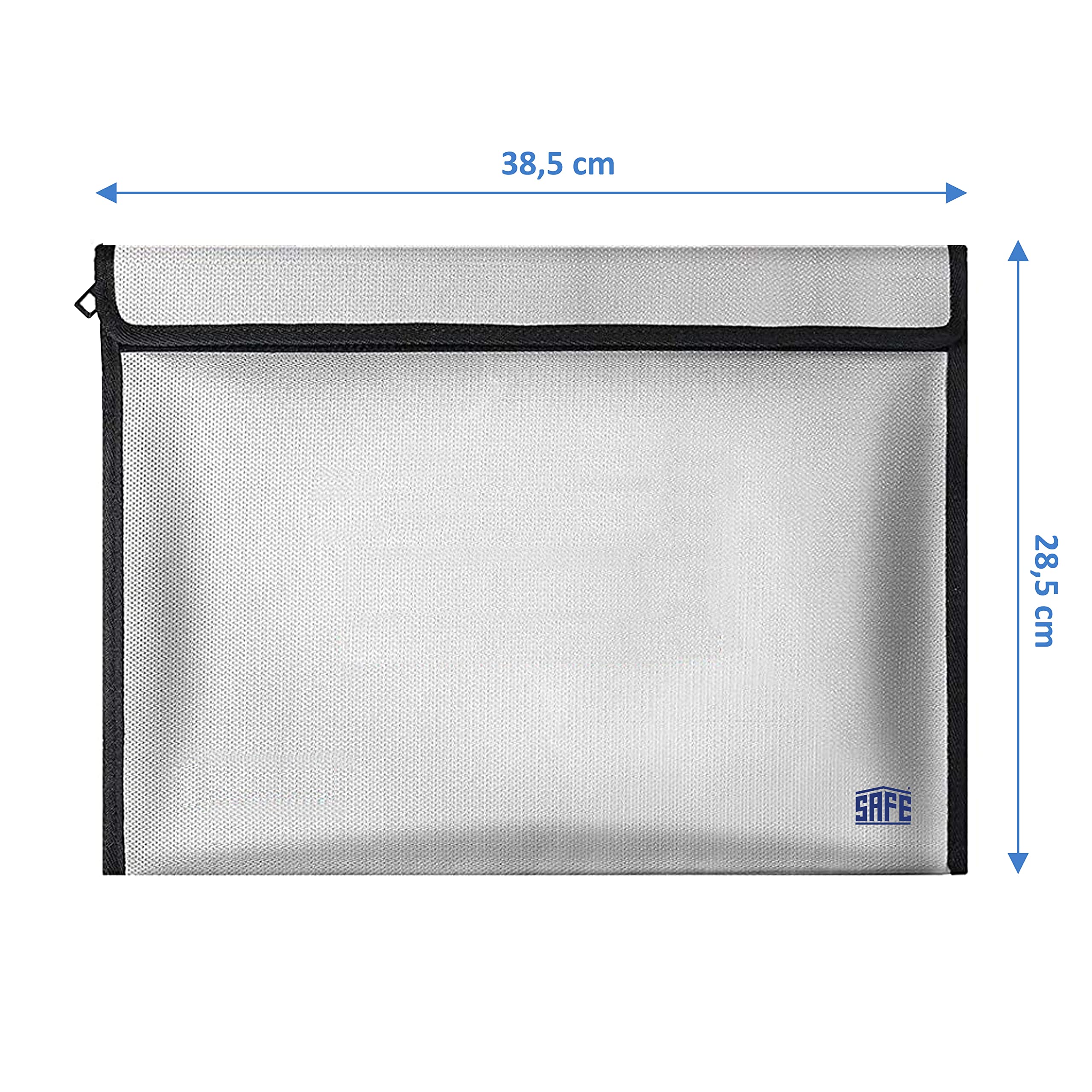 Safe Praktisches borsa portadocumenti ignifuga grigia 38,5x28,5