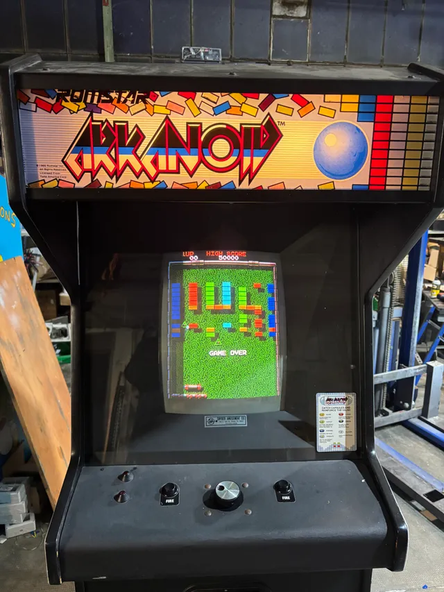 Arcade Story Arcade Arkanoid cabinato arcade Vaus mattoncini