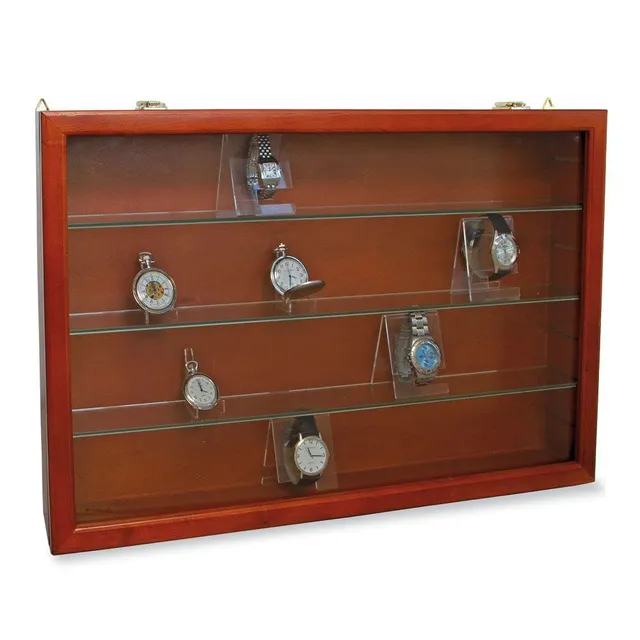 SAFE vetrinetta legno vetrina ripiani vetro 62x42 cm