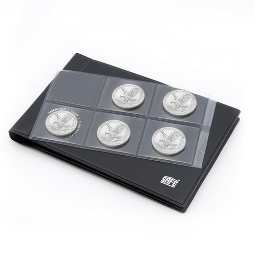 Safe 814 album monete 72 scomparti 50x50 mm blu