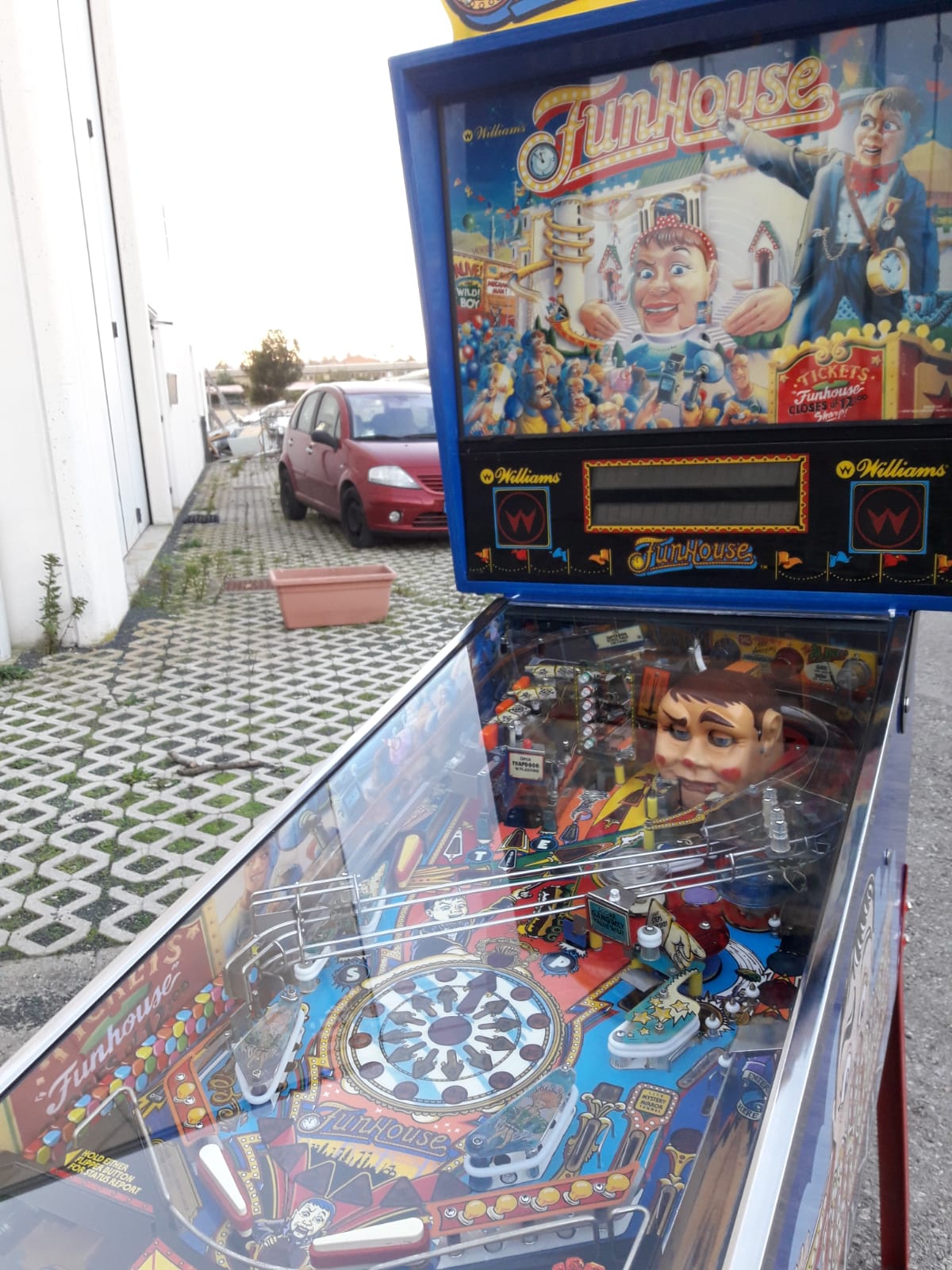 Arcade Story FunHouse Flipper 1990 Williams flipper Rudy