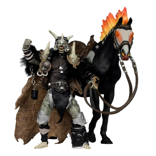 McFarlane Spawn Bloodaxe 2PK Dark Ages Figure 18 cm Gold