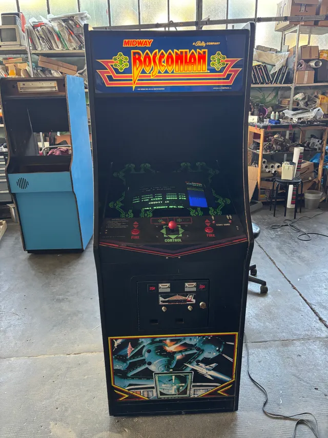 Arcade Story Sparatutto Bosconian 1981 cabinato arcade Namco