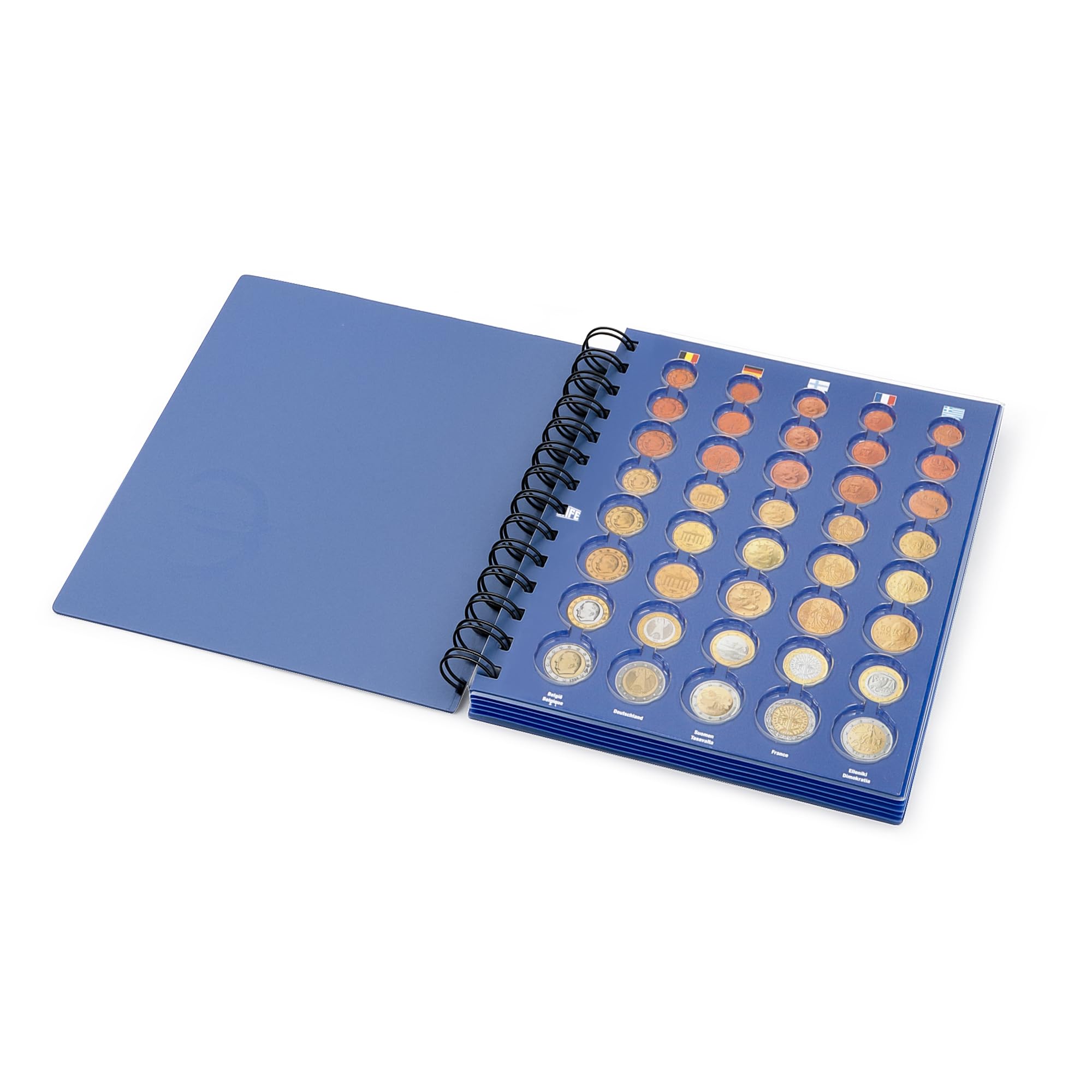 Safe TOPset 7807 album monete euro 25 serie 5 fogli