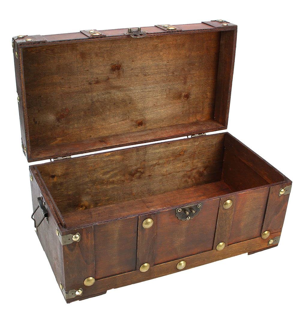 SAFE Schatztruhe forziere legno classico 35x16x18 cm