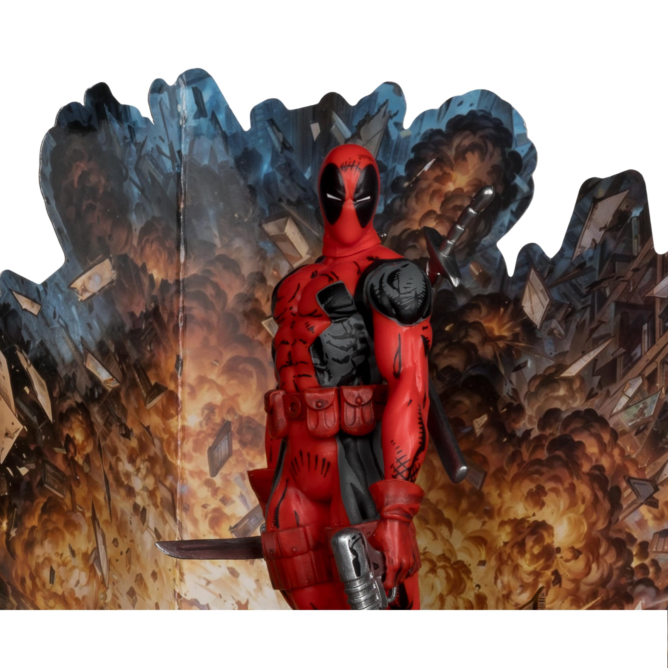 McFarlane Marvel Deadpool New Mutants 98 statua 1:10 con scena