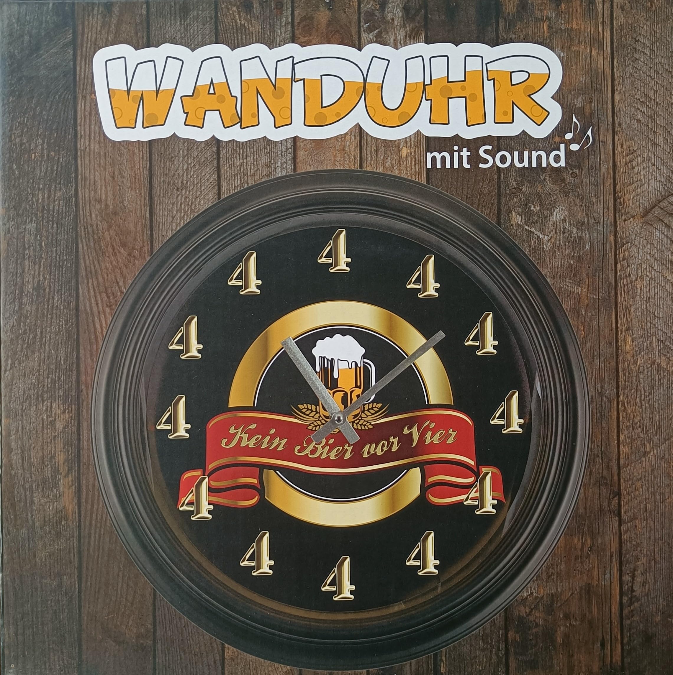 Safe Group Uhren & Schmuck orologio da parete birra prima delle 4