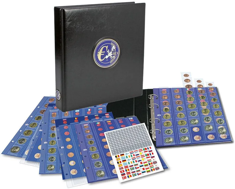 Safe Group Sammelsysteme 7340 album monete euro 5 fogli