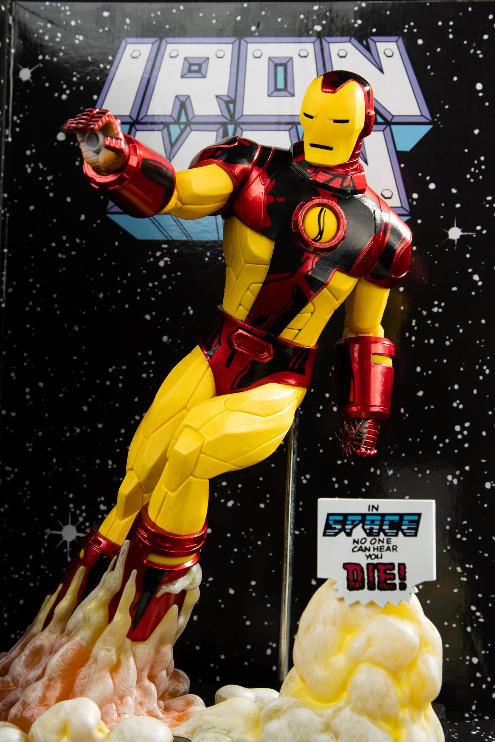 McFarlane Marvel Iron Man #256 statua 1:6 con scena e fumetto