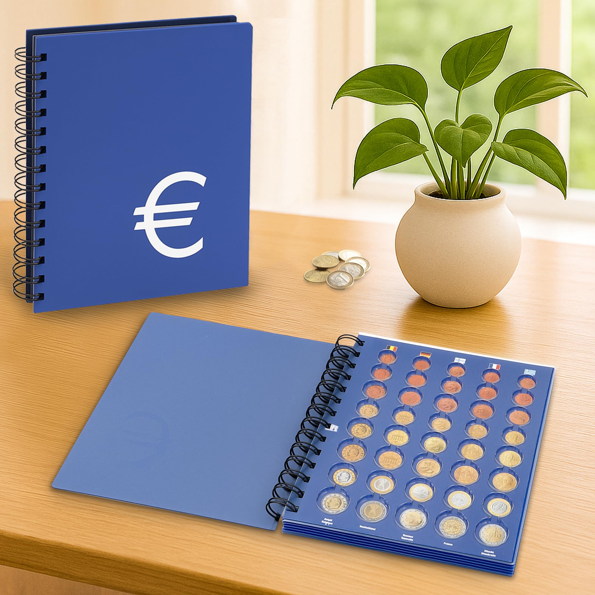 Safe TOPset 7807 album monete euro 25 serie 5 fogli
