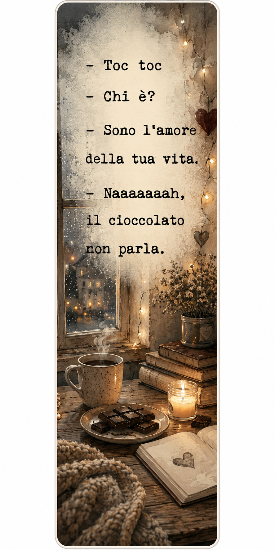 L'Atelier di Zelda Booklover Dreams Segnalibro Frasi Plastificato