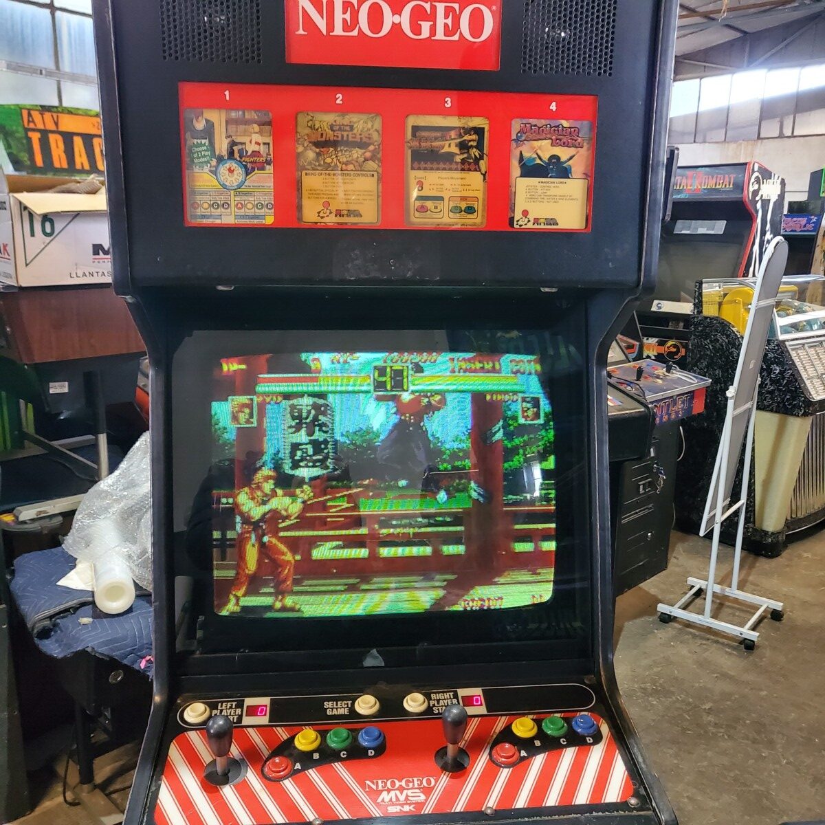 Arcade Story Arcade Neo Geo 4 Slot cabinato MVS multigioco