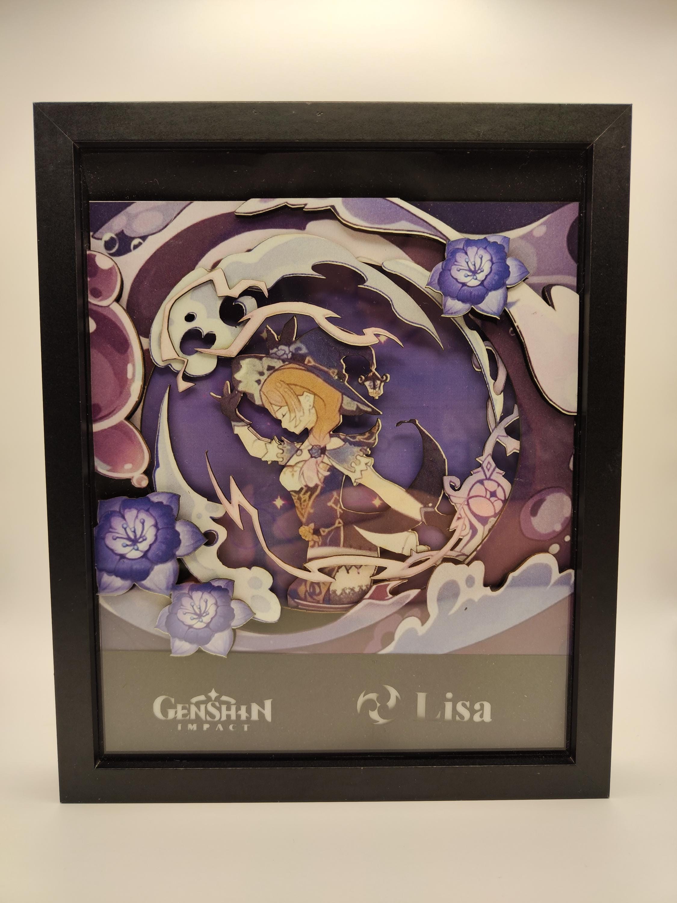 L'Atelier di Zelda Mondi di Luce Lisa lightbox viola Electro